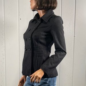 Epic Threads Junior’s Double Breasted Hooded Jacket Coat